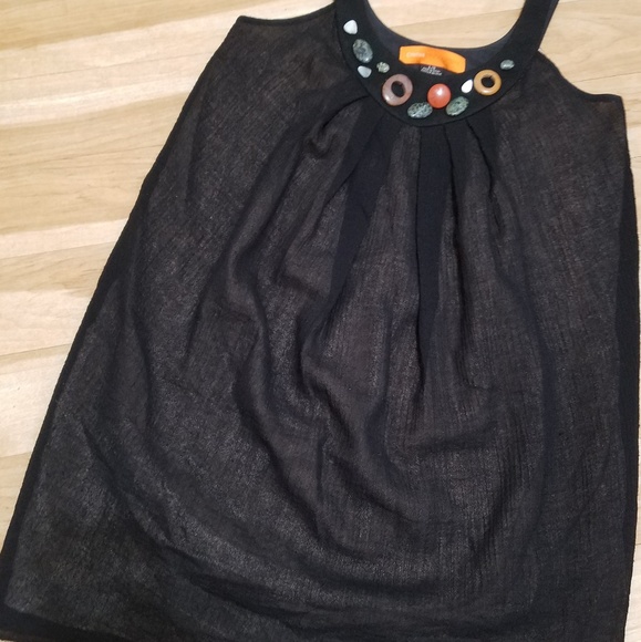Cynthia Steffe Beaded Large Shift Dress Wool Silk - Picture 1 of 8